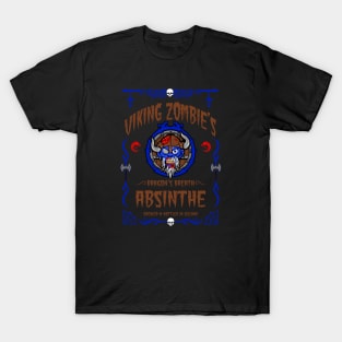 ABSINTHE MONSTERS 14 (VIKING ZOMBIE) T-Shirt